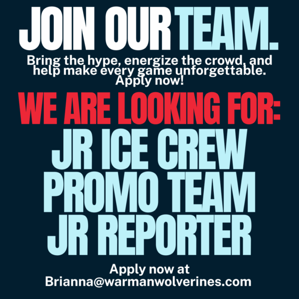 ❄️ Join the Action – Be Part of Our Game Day Team! ❄️
